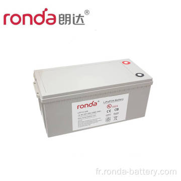 12.8V 201.6AH 2,5kwh Lifepo4 Batterie SLA Remplacement de la batterie